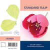 Silicone Mould - Tulip Petal Veiner