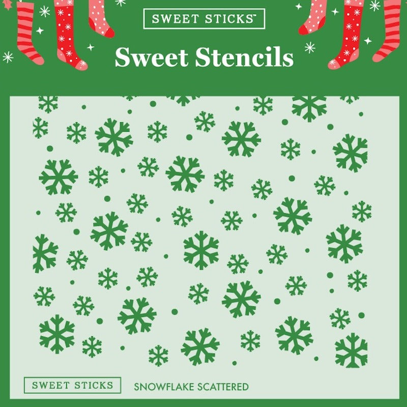 Sweet Stencils - Christmas Scattered Snowflakes