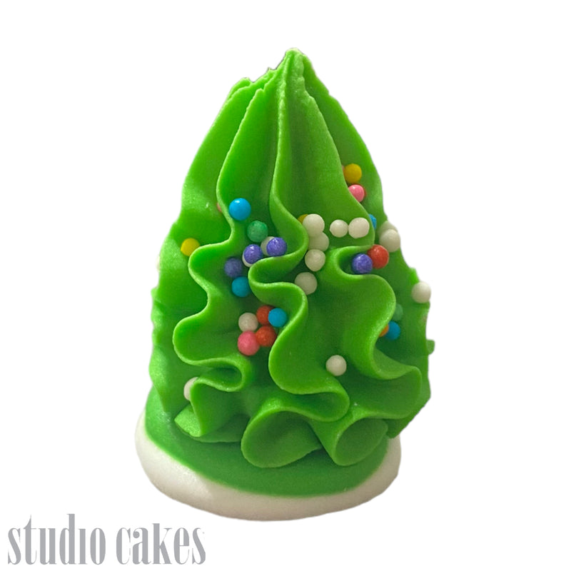 Sugar Topper -  3D Christmas Tree
