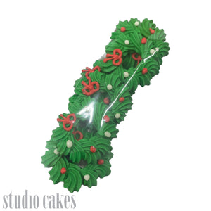 Sugar Toppers - Christmas Wreath (Set of 6)