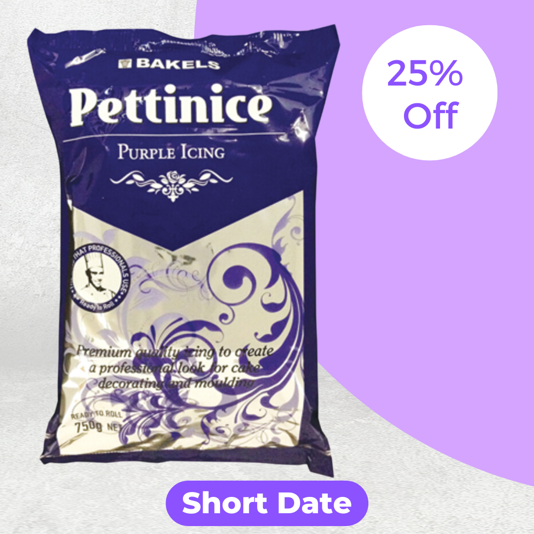 DISCOUNTED Fondant - Bakels Pettinice Purple 750g BB AUG 24