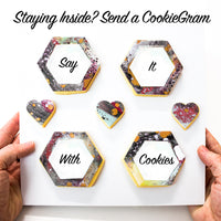 Custom Edible Cookigram - Say it with Cookies!