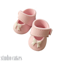 Sugar Toppers - Baby Booties Pink