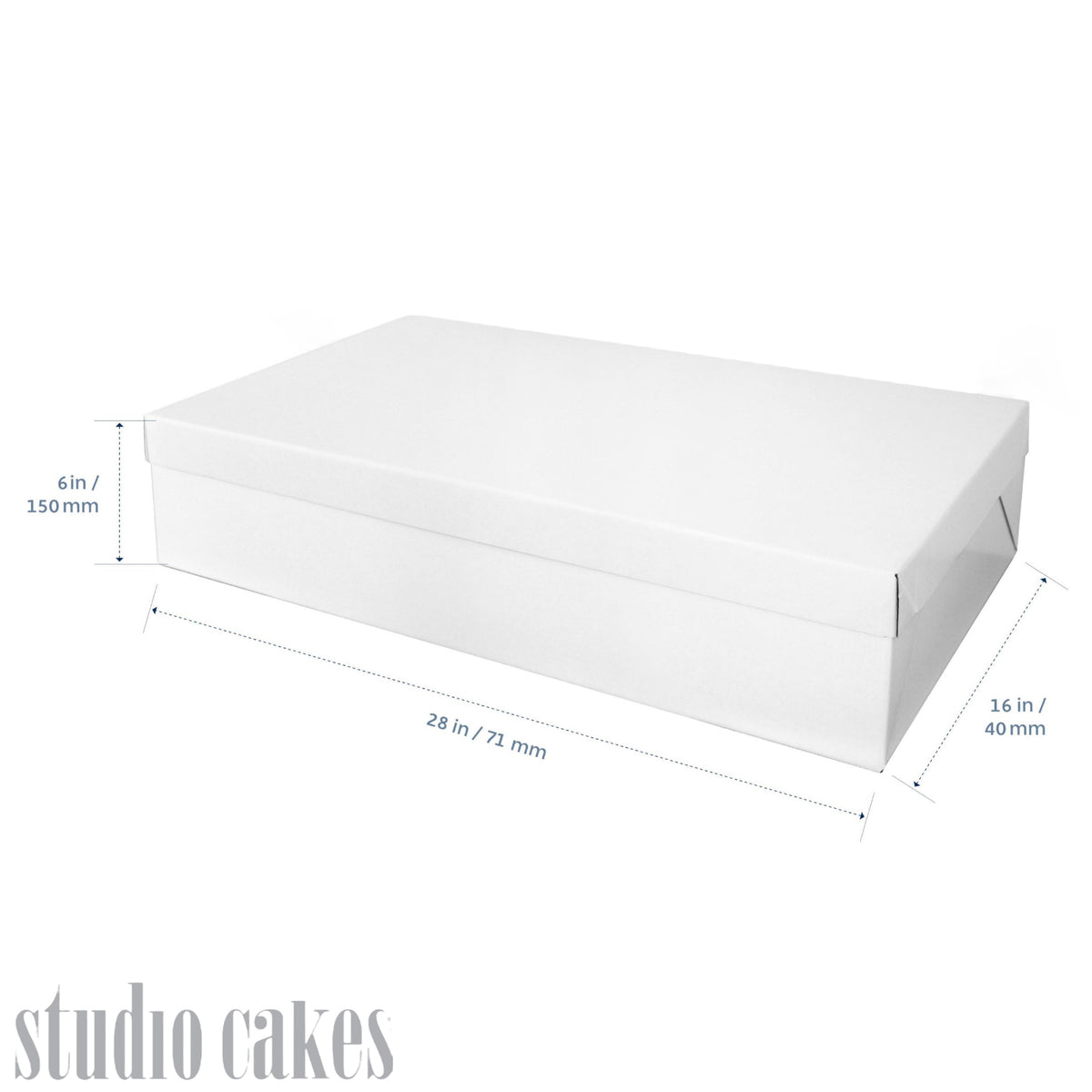 Cake Box - Rectangle Full Slab