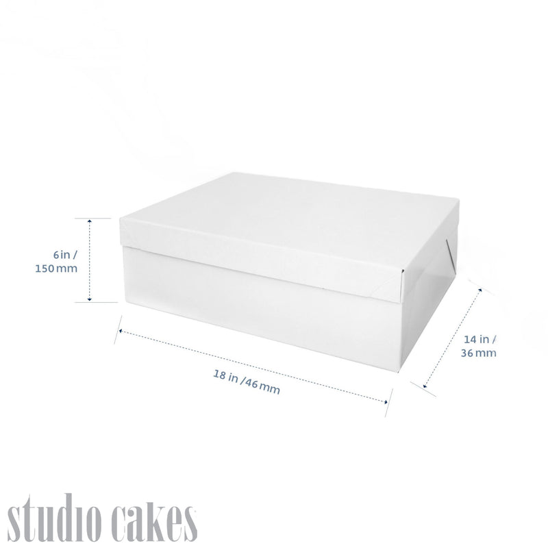 Cake Box - Rectangle Half Slab