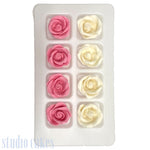 Sugar Flowers - Cupcake Roses (Pack of 8)