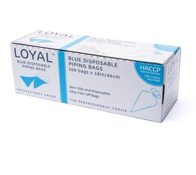 Disposable Piping Bags Blue 18 inch (100pc)