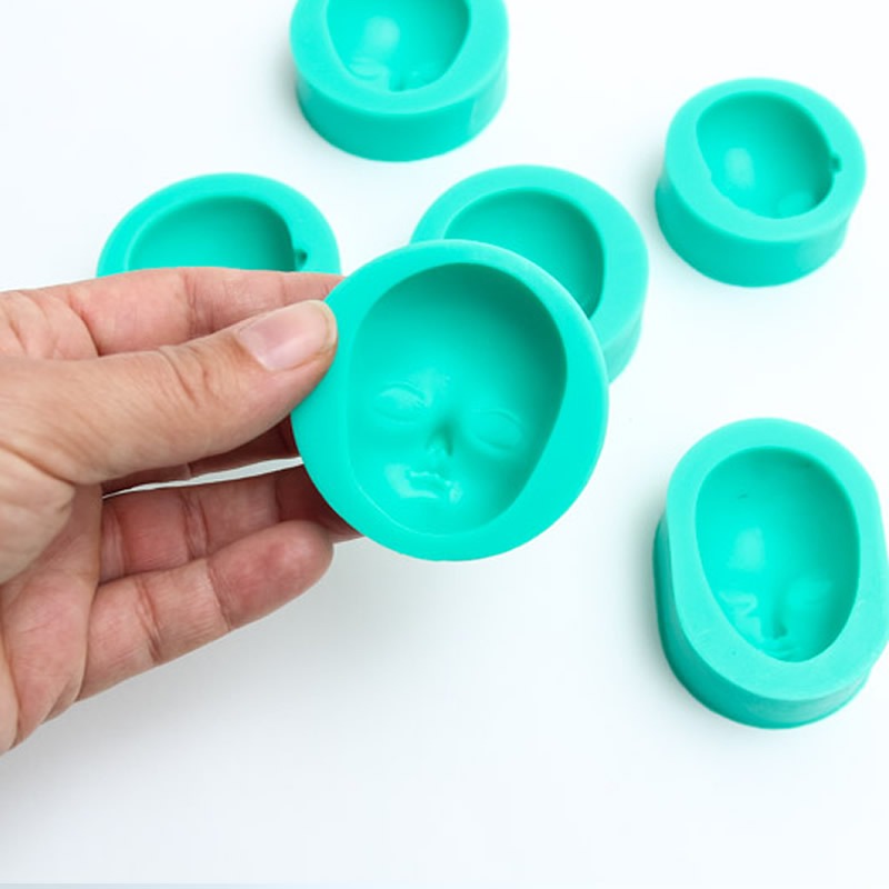 Silicone Mould - Faces (Set of 6)