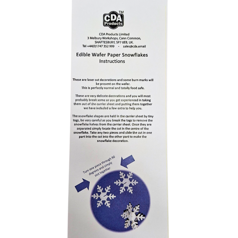 3D Wafer Snowflakes