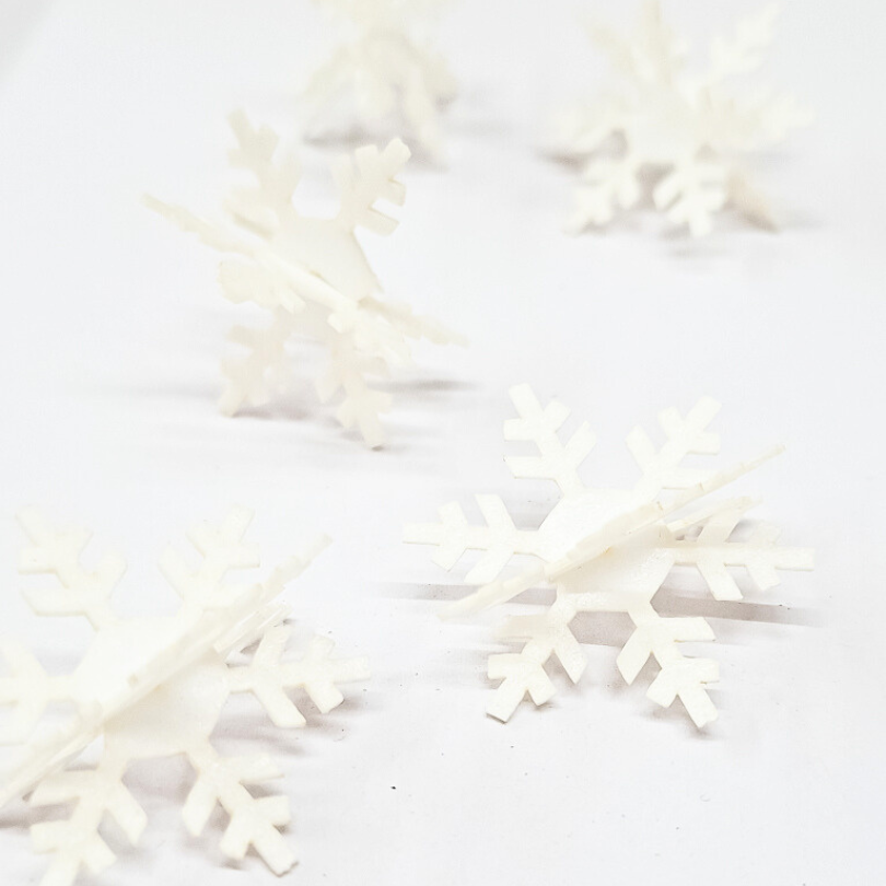 3D Wafer Snowflakes