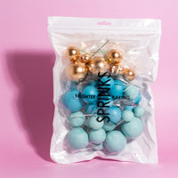 Cake Ball Toppers - Bold in Blue (32 Pieces)