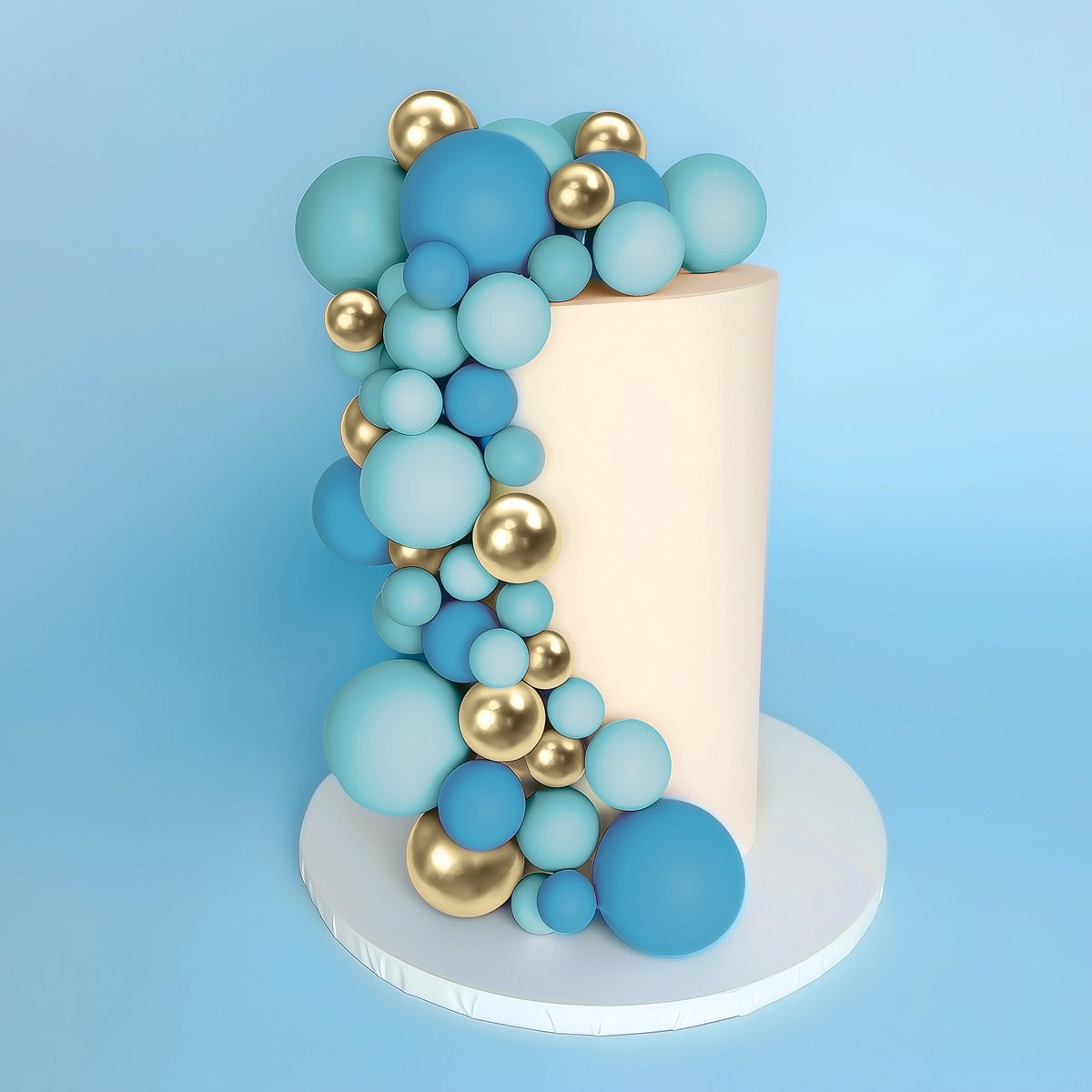 Cake Ball Toppers - Bold in Blue (32 Pieces)