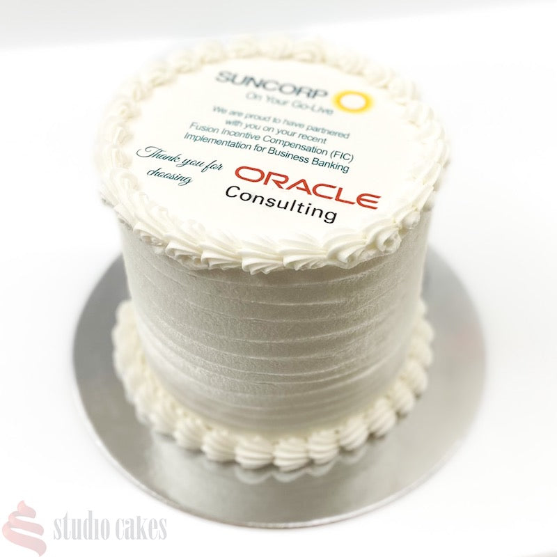 Corporate Logo Cake