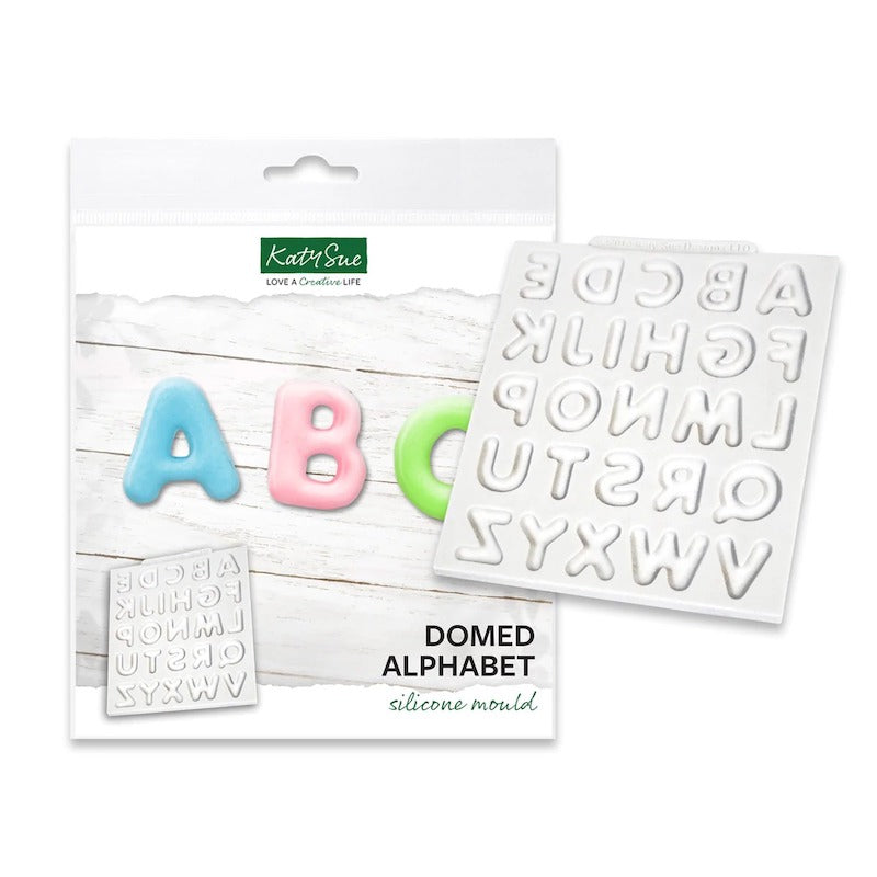 Domed Alphabet Silicone Mould