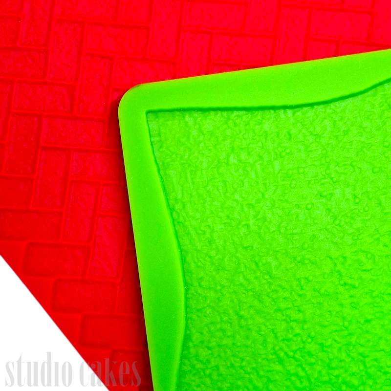 Brick and Grass Texture Mat Set
