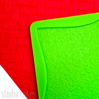 Brick and Grass Texture Mat Set