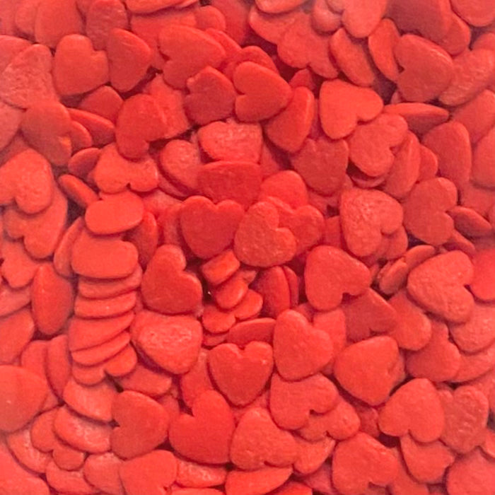 Heart Sprinkles - Red