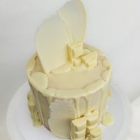 White Choca-Block Celebration Cake