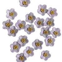 Sugar Flowers - Gold Centred Blossoms