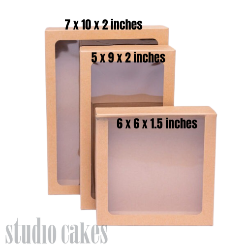 Cookie Boxes - Brown Kraft