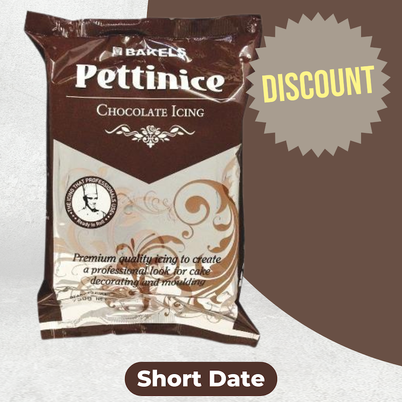 DISCOUNTED Fondant - Bakels Pettinice Chocolate 750g