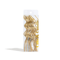 Candles - Swirly Gold (Pack of 16)