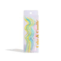 Candles - Swirly Pastel Rainbow (Pack of 16)