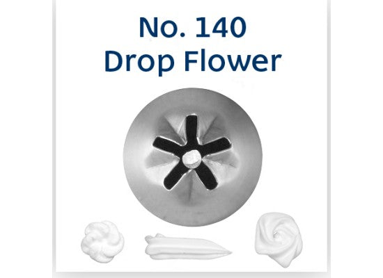 Stainless Steel Piping Nozzle - Drop Flower #140