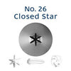 Stainless Steel Piping Nozzle - Closed Star #26