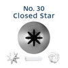 Stainless Steel Piping Nozzle - Closed Star #30