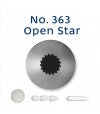 Stainless Steel Piping Nozzle - Open Star #363