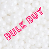 Sugar Pearls - White 8mm - BULK BUY 1kg