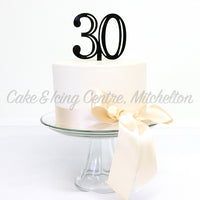Number Toppers - Double-Digit Black Acrylic (Discontinued)