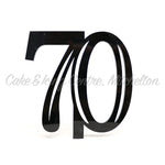Number Toppers - Double-Digit Black Acrylic (Discontinued)