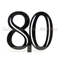 Number Toppers - Double-Digit Black Acrylic (Discontinued)