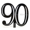 Number Toppers - Double-Digit Black Acrylic (Discontinued)