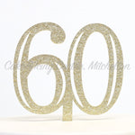 Number Toppers - Double-Digit Gold Flecked Acrylic (Discontinued)