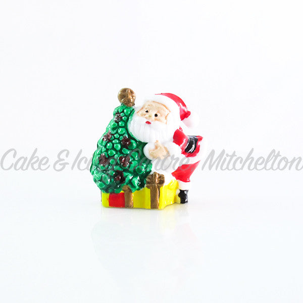 Christmas Ornaments - Santa with Tree
