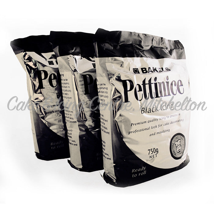 Fondant - Bakels Pettinice Black 750g