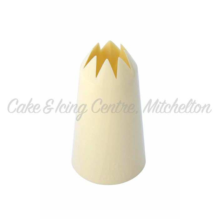 Pastry Piping Tubes - Star Sizes 3 - 17