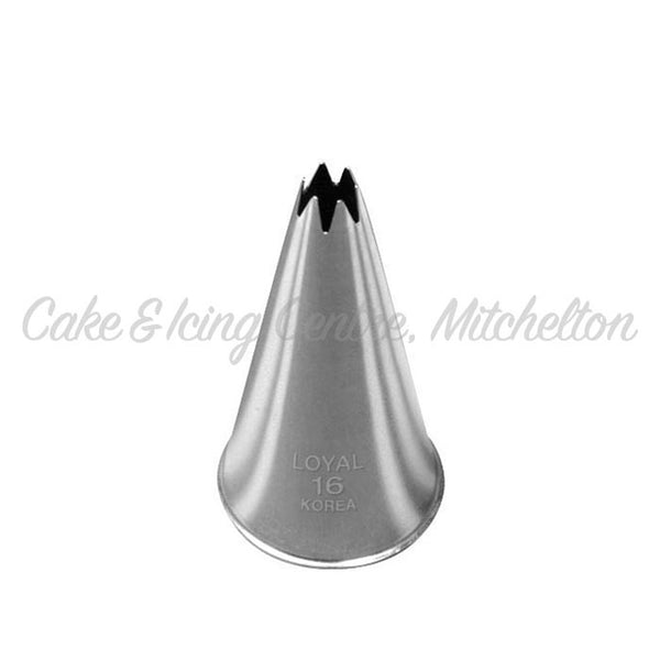 Stainless Steel Piping Nozzle - Open Star #16