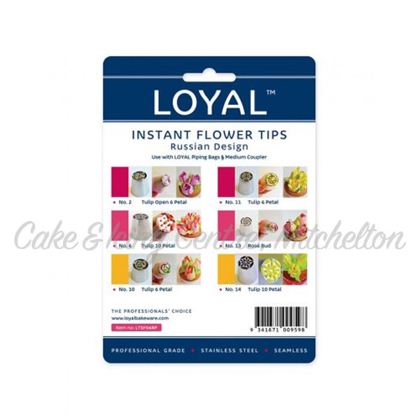 Piping Tube Set - Russian Instant Flowers