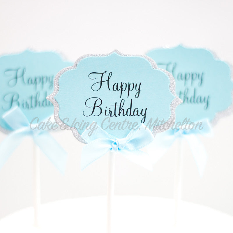 Cupcake Toppers - Happy Birthday