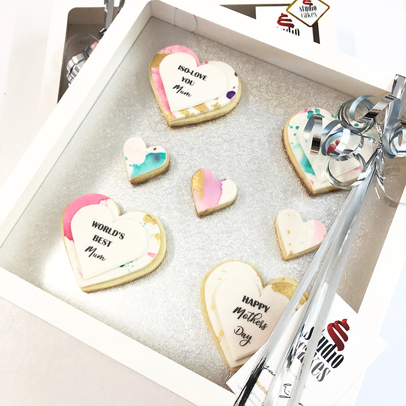 Cookiegram Hearts - Edible Messages