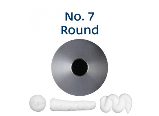 Stainless Steel Piping Nozzle - Round # 7