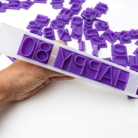 Letter & Number press set