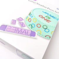 Letter & Number press set