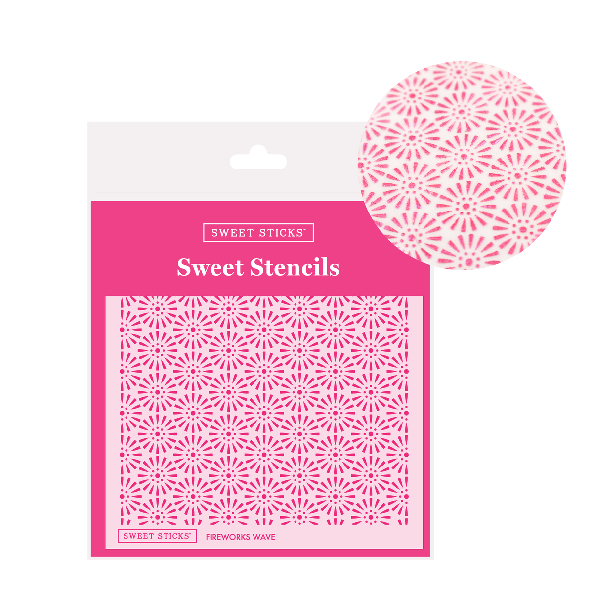 Sweet Stencils - Fireworks Wave