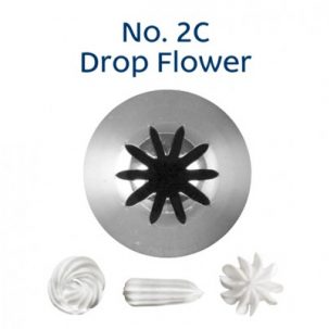 Stainless Steel Piping Nozzle - Drop Flower #2C
