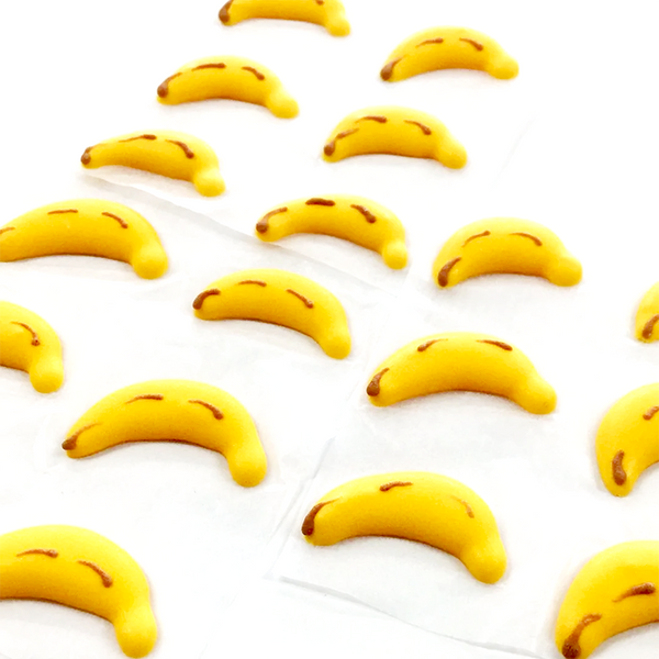 BULK BUY Sugar Toppers - Bananas (Box of 216)